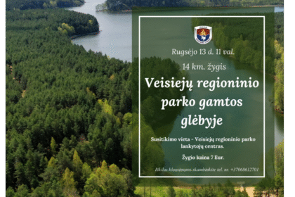 Kviečia į žygį Veisiejų regioniniame parke.