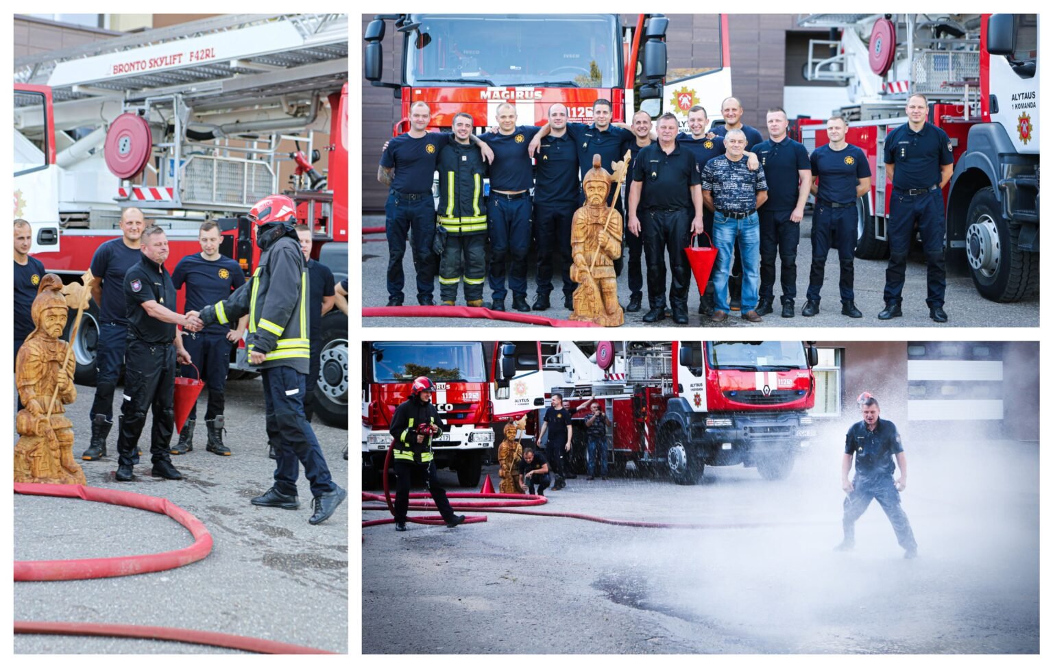Ugniagesiai atsisveikino su ilgamečiu kolega R. Kilmanu