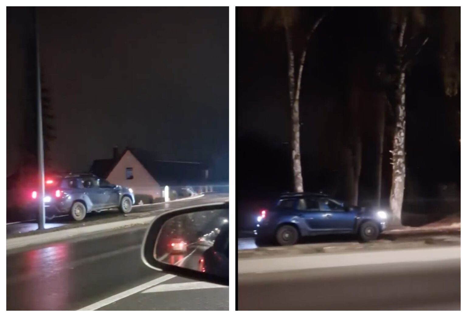 automobilis važiuoja pėsčiųjų taku