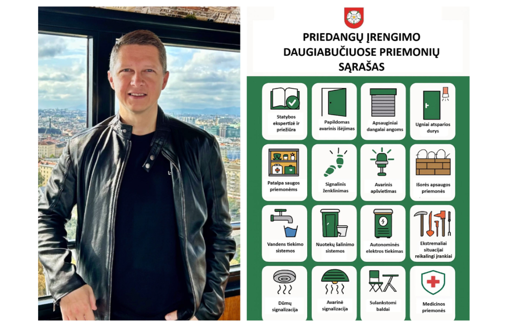 A. Jučas parengė sprendimo projektą, kuriame išdėstyta daugiabučių priedangų įrengimui skirta pograma.