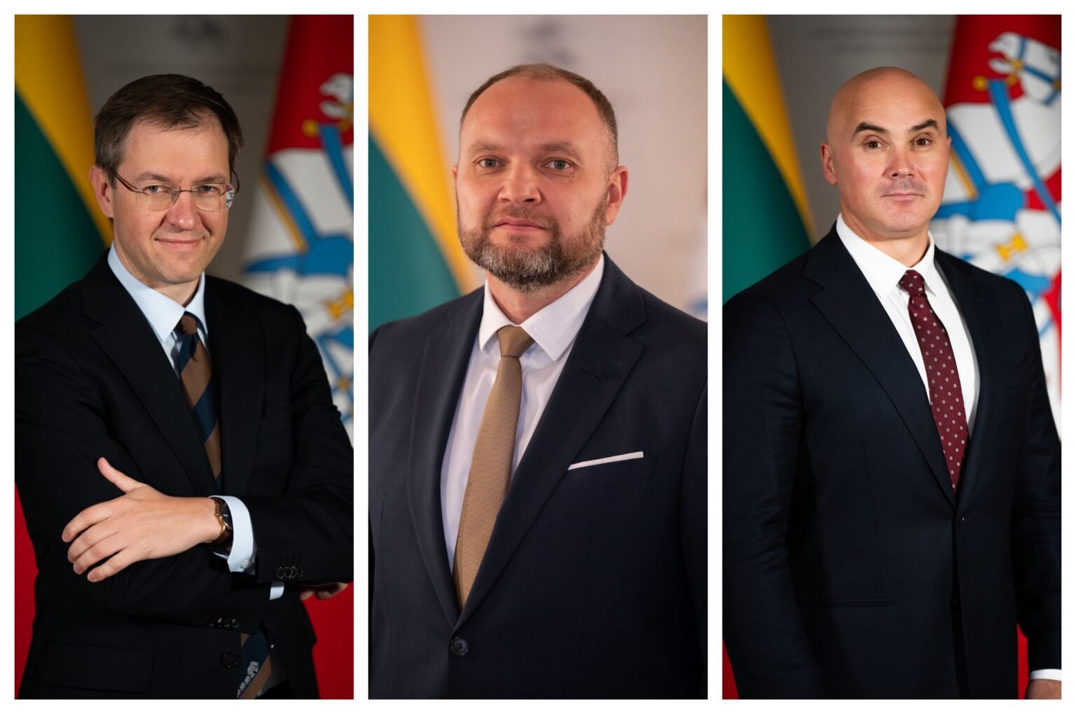 Iš kairės: Karolis Aleksa, Bronius Bieliauskas, Tomas Godliauskas (A. Čemerkos nuotr.)