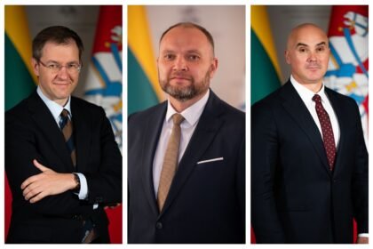 Iš kairės: Karolis Aleksa, Bronius Bieliauskas, Tomas Godliauskas (A. Čemerkos nuotr.)