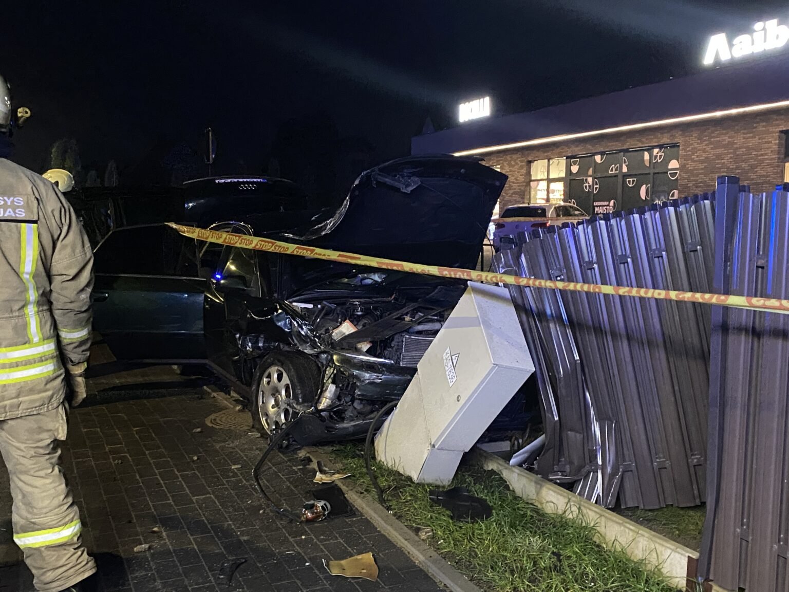 Avarija Merkinės gatvėje.