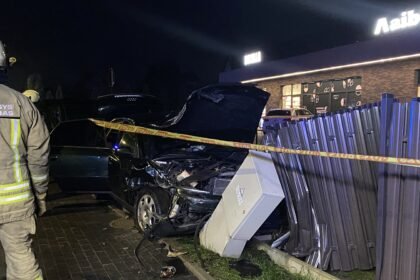 Avarija Merkinės gatvėje.