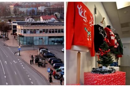 Prekybos centras Jotvingių gatvėje.