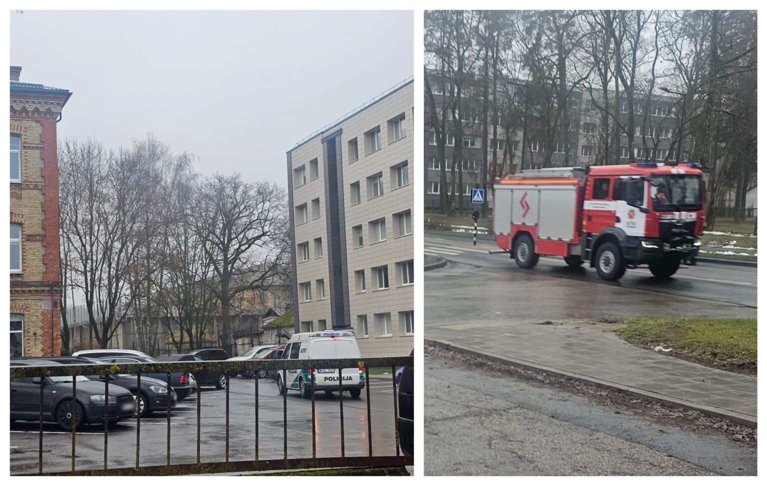 ugniagesiai, policija