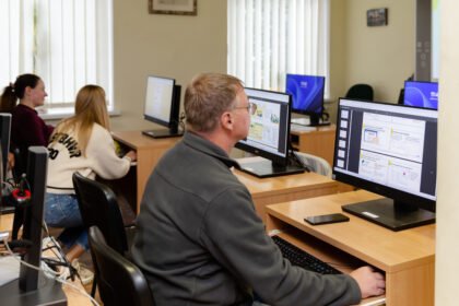 Bibliotekoje tęsiasi projekto „Prisijungusi Lietuva“ mokymai.