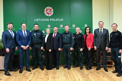 Pasveikinti naujai paskirti policijos vadovai