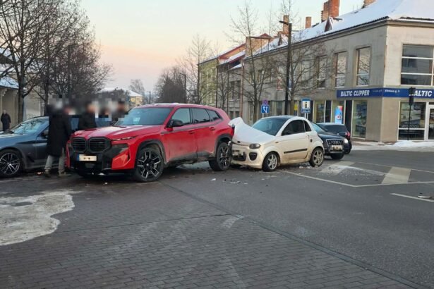 Avarija Vilniaus gatvėje