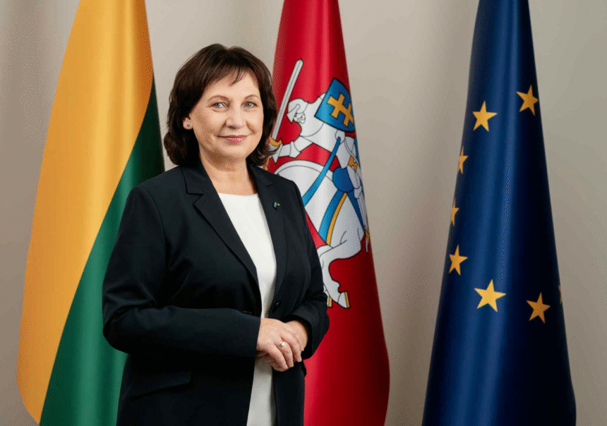 Socialinės apsaugos ir darbo ministrė Jūratė Zailskienė.